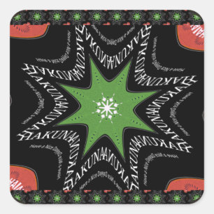 Adesivo Quadrado Lindas estrelas reluzentes vetor Impressão de fund