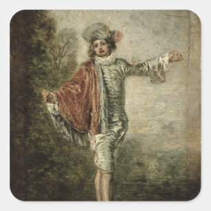 Adesivo Quadrado L'Indifferent, 1716