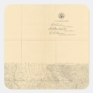 Adesivo Quadrado Linea Divisoria Entre México 8