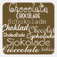 Línguas dos Sticks de Chocolate