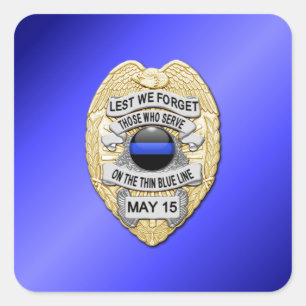 Adesivo Quadrado Linha Azul Fino