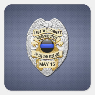 Adesivo Quadrado Linha Azul Fino