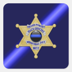 Adesivo Quadrado Linha Azul Fino