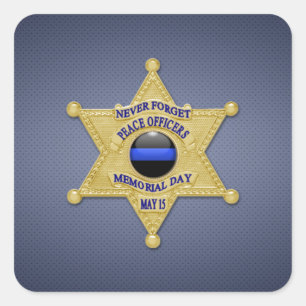 Adesivo Quadrado Linha Azul Fino