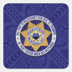 Adesivo Quadrado Linha Azul Fino One-of-a-Kind