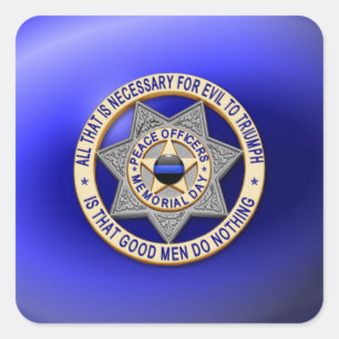 Adesivo Quadrado Linha Azul Fino One-of-a-Kind