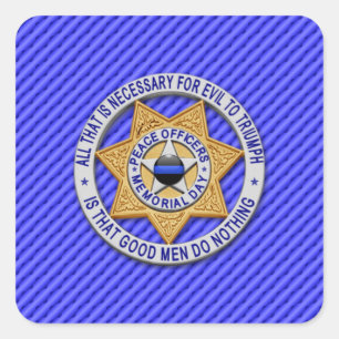 Adesivo Quadrado Linha Azul Fino One-of-a-Kind