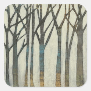 Adesivo Quadrado Linha de Birch I
