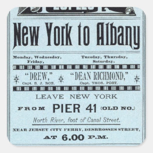 Adesivo Quadrado Linha dos povos da página do texto