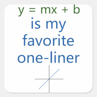 Adesivo Quadrado linha única favorita