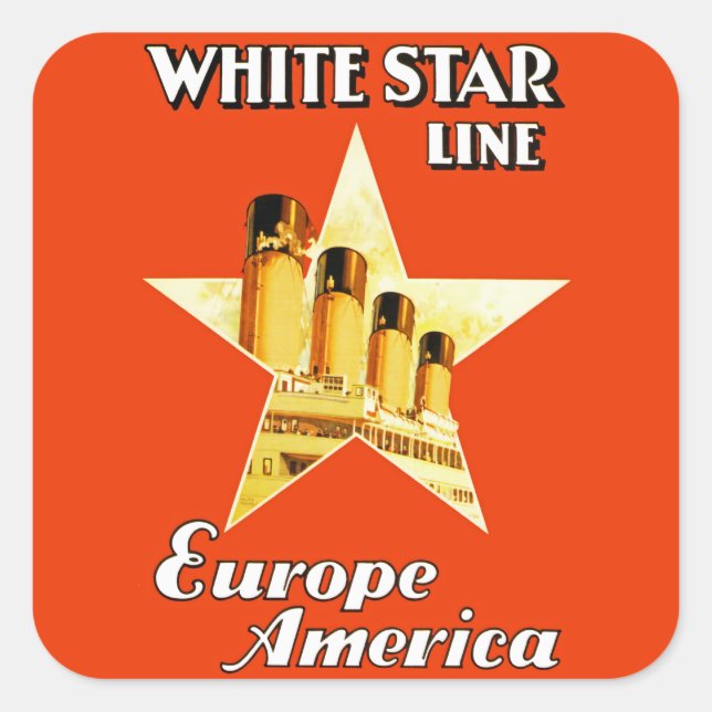 Adesivo Quadrado Linha White Star (Frente)