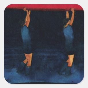 Adesivo Quadrado Linhas 2010