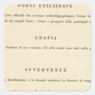 Adesivo Quadrado Linhas de comunicação da legenda 910