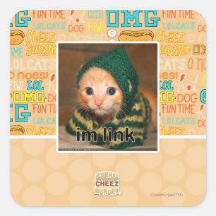 Adesivo Quadrado link do im