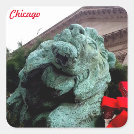 Adesivo Quadrado Lion do Sul no Instituto de Arte de Chicago