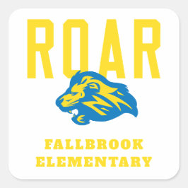 Adesivo Quadrado Lion Pride