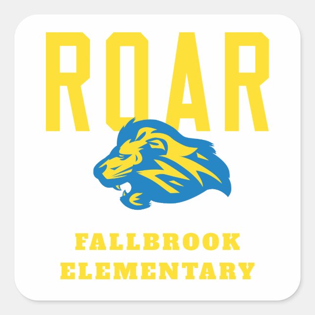 Adesivo Quadrado Lion Pride (Frente)