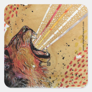 Adesivo Quadrado LionHart