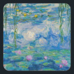 Adesivo Quadrado Lírios, 1916-1919, por Claude Monet<br><div class="desc">Claude Monet - Waterlily,  1916-1919. Oscar-Claude Monet (1840-1926) foi pintor e fundador francês da pintura impressionista que é vista como um precursor chave do modernismo,  especialmente em suas tentativas de pintar a natureza à medida que a percebia.</div>