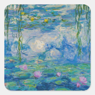 Adesivo Quadrado Lírios, 1916-1919, por Claude Monet