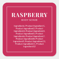 Lista de Ingredientes de Cor Personalizados de Bor