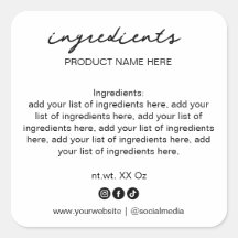 Lista Simples de Ingredientes Pretos e Brancos Min