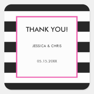 Adesivo Quadrado Listras brancas pretas corajosas modernas