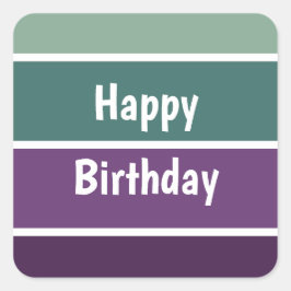 Adesivo Quadrado Listras Verdes E Roxas