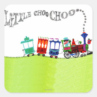 Adesivo Quadrado Little Choo Choo