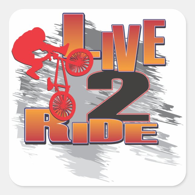 ADESIVO QUADRADO LIVE-2-RIDE-BMX (Frente)