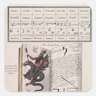 Adesivo Quadrado Livro das Espíritos