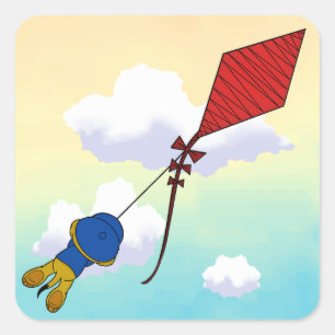 Adesivo Quadrado Livro de Imagens Ferald