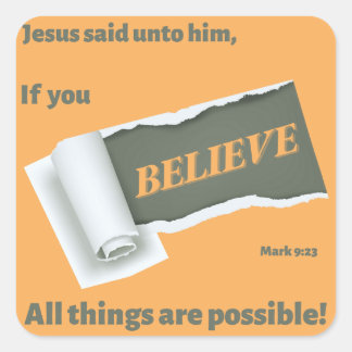 ADESIVO QUADRADO LIVRO TORN REVELA "ACREDITAR" VESTIDO QUADRADO