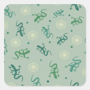 Adesivo Quadrado Lizard