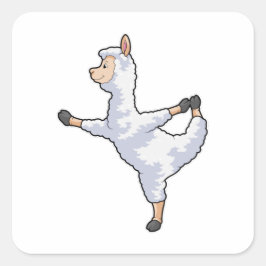 Adesivo Quadrado Llama na Malhação Yoga