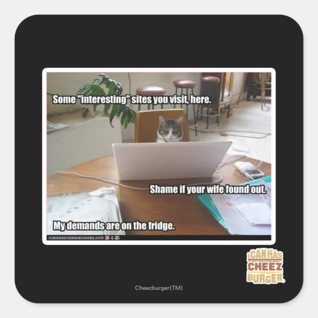 Adesivo Quadrado Locais interessantes (Frente)