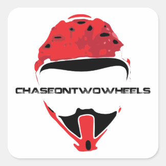 Adesivo Quadrado Logotipo C2W [Texto preto]