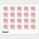 Adesivo Quadrado Logótipo cor-de-rosa-arco-íris brilho mágica maqui (Folha)