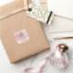 Adesivo Quadrado Logótipo cor-de-rosa-arco-íris brilho mágica maqui (Gifting)
