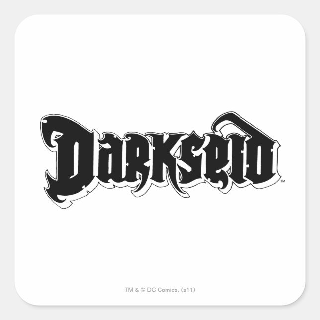 Adesivo Quadrado Logotipo Darkseid 2 (Frente)