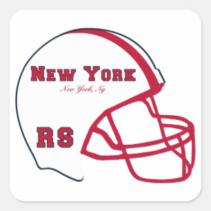 Adesivo Quadrado Logotipo de futebol New York NY