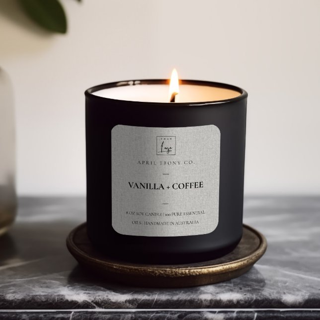 ADESIVO QUADRADO LOGOTIPO DE LINHA DE CINZA MÍNIMA URBANA MÍNIMA SI (Criador carregado)