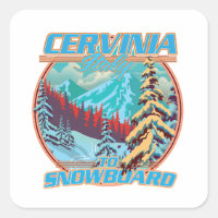 Logotipo de Snowboard Cervinia italy