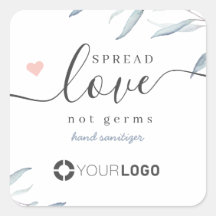 Logotipo do Spread Love Hand Sanitizer Blue Greene