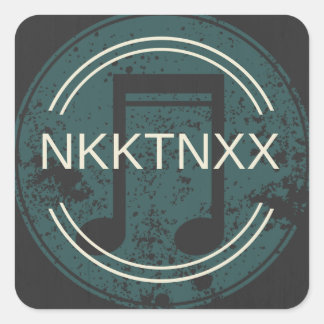 Adesivo Quadrado Logotipo Nikkitanixx