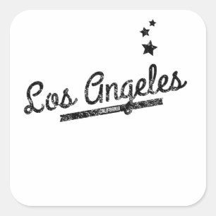 Adesivo Quadrado Logotipo revisado de Los Angeles