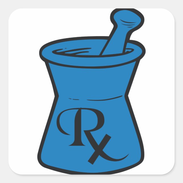 Adesivo Quadrado Logotipo RX (Frente)