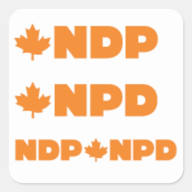 Adesivo Quadrado Logotipos NPD (Frente)