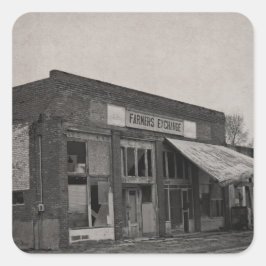 Adesivo Quadrado Loja de Feeds Abanada