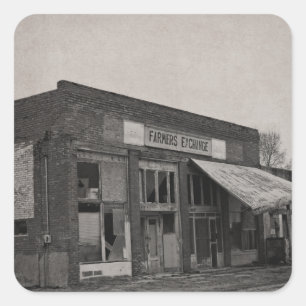 Adesivo Quadrado Loja de Feeds Abanada